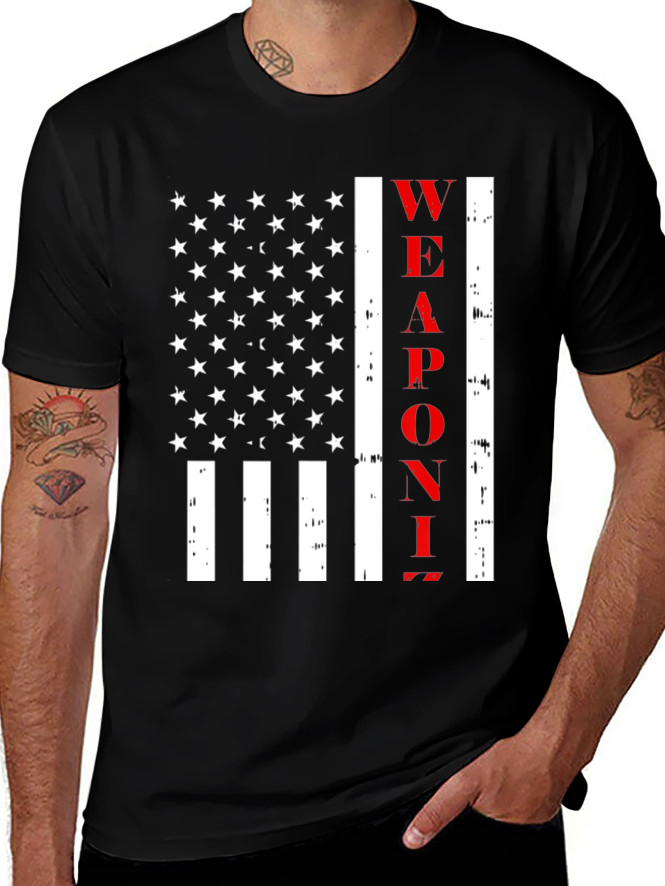 Variant 8 of Weaponize Patriotic T-Shirt