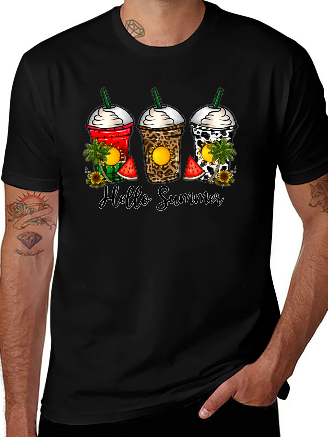 Variant 30 of Hello Summer Frappe T-Shirt