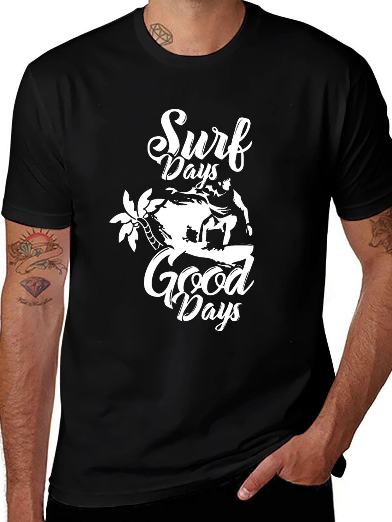Variant 17 of Surf Days Good Days Graphic T-Shirt