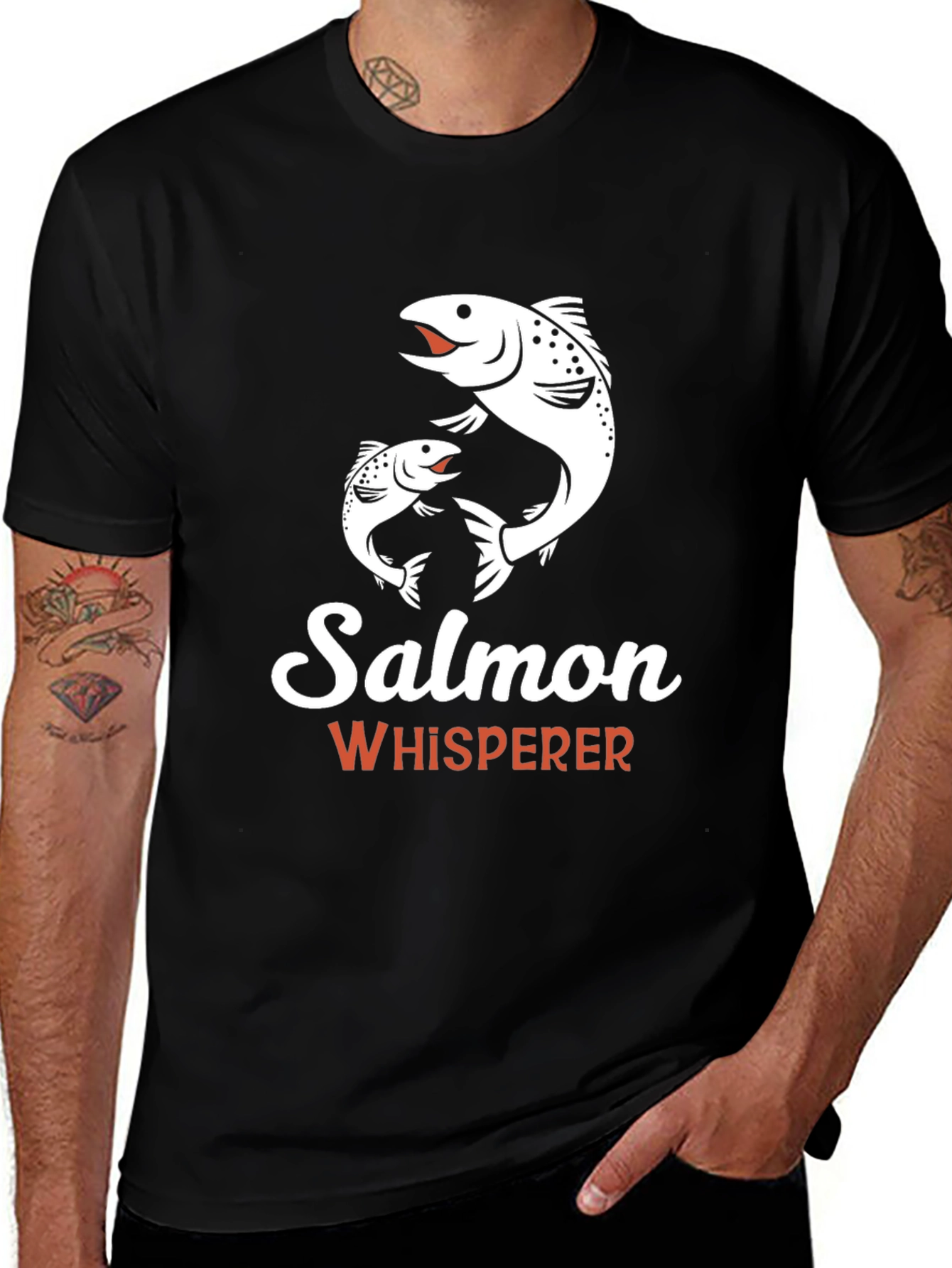 Salmon Whisperer Graphic T-Shirt - Fishing Tee