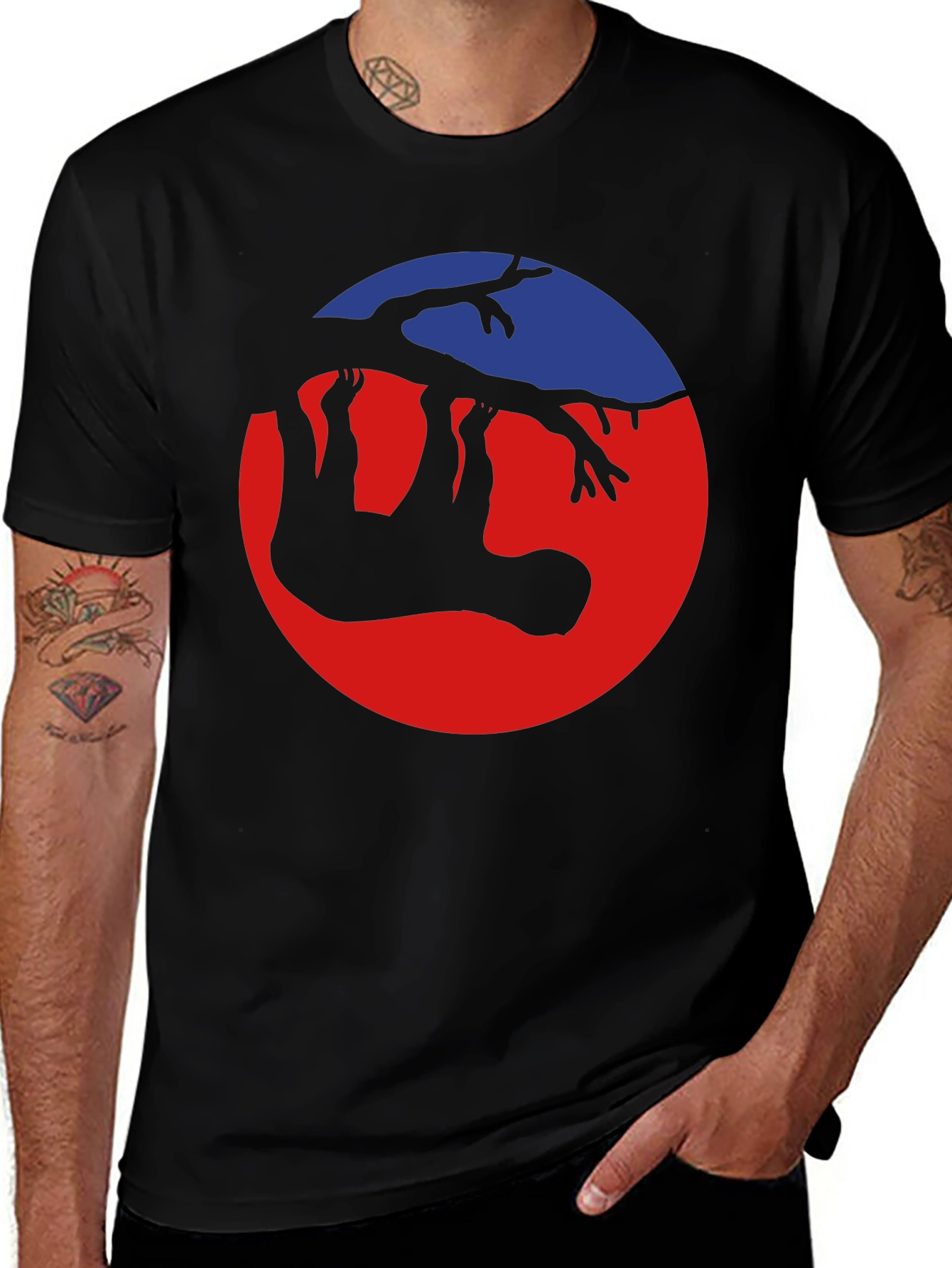 Variant 16 of Sloth Hanging on Tree Graphic T-Shirt