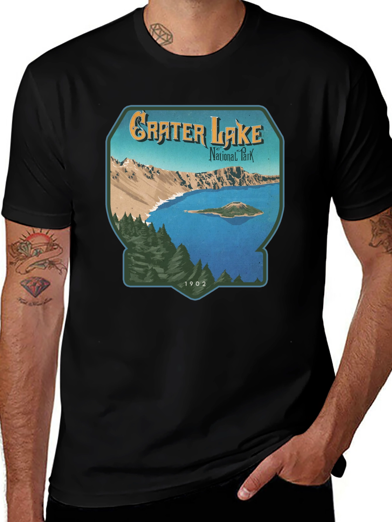 Variant 13 of Crater Lake National Park Graphic T-Shirt