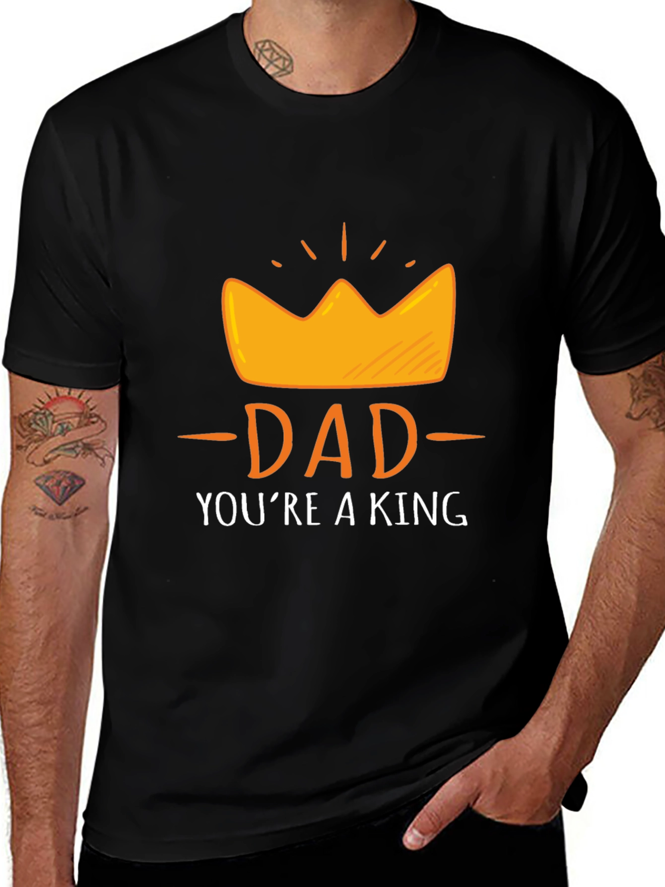 Variant 7 of Dad You're A King T-Shirt - Father's Day Gift