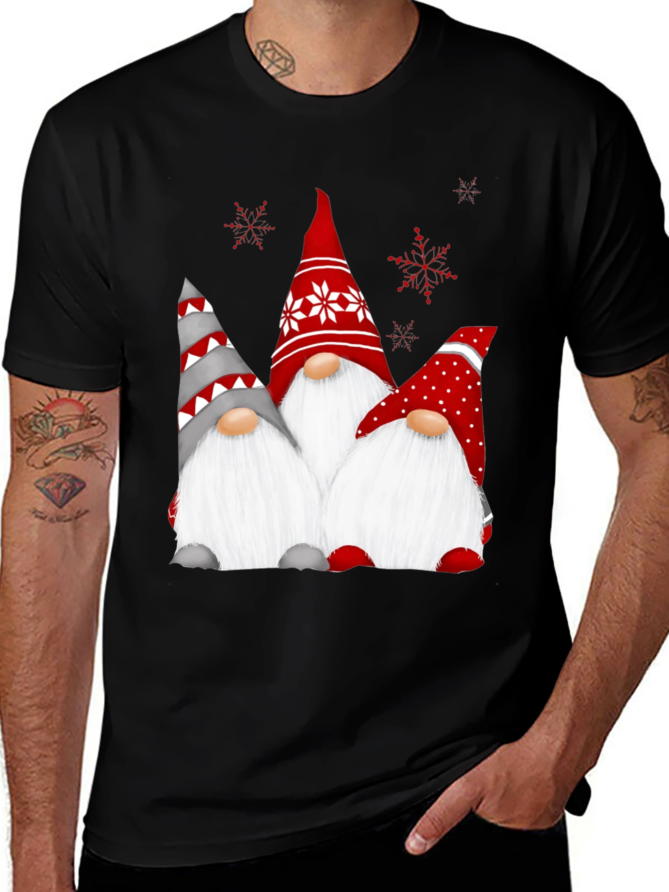 Variant 24 of Festive Gnomes Graphic T-Shirt