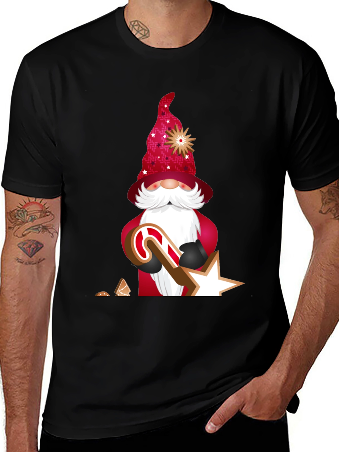 Variant 26 of Festive Gnome Christmas T-Shirt