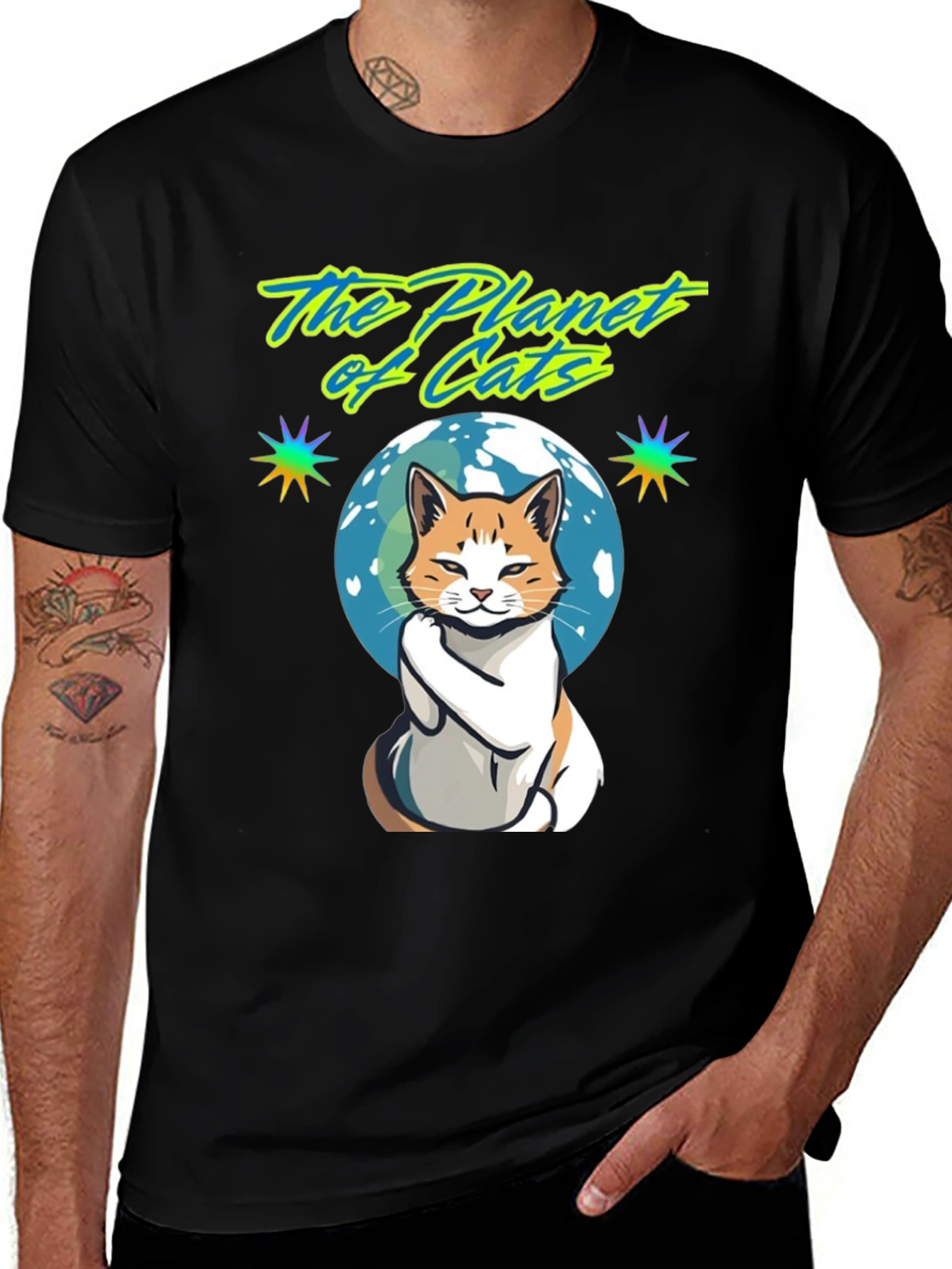 Variant 26 of Planet of Cats T-Shirt