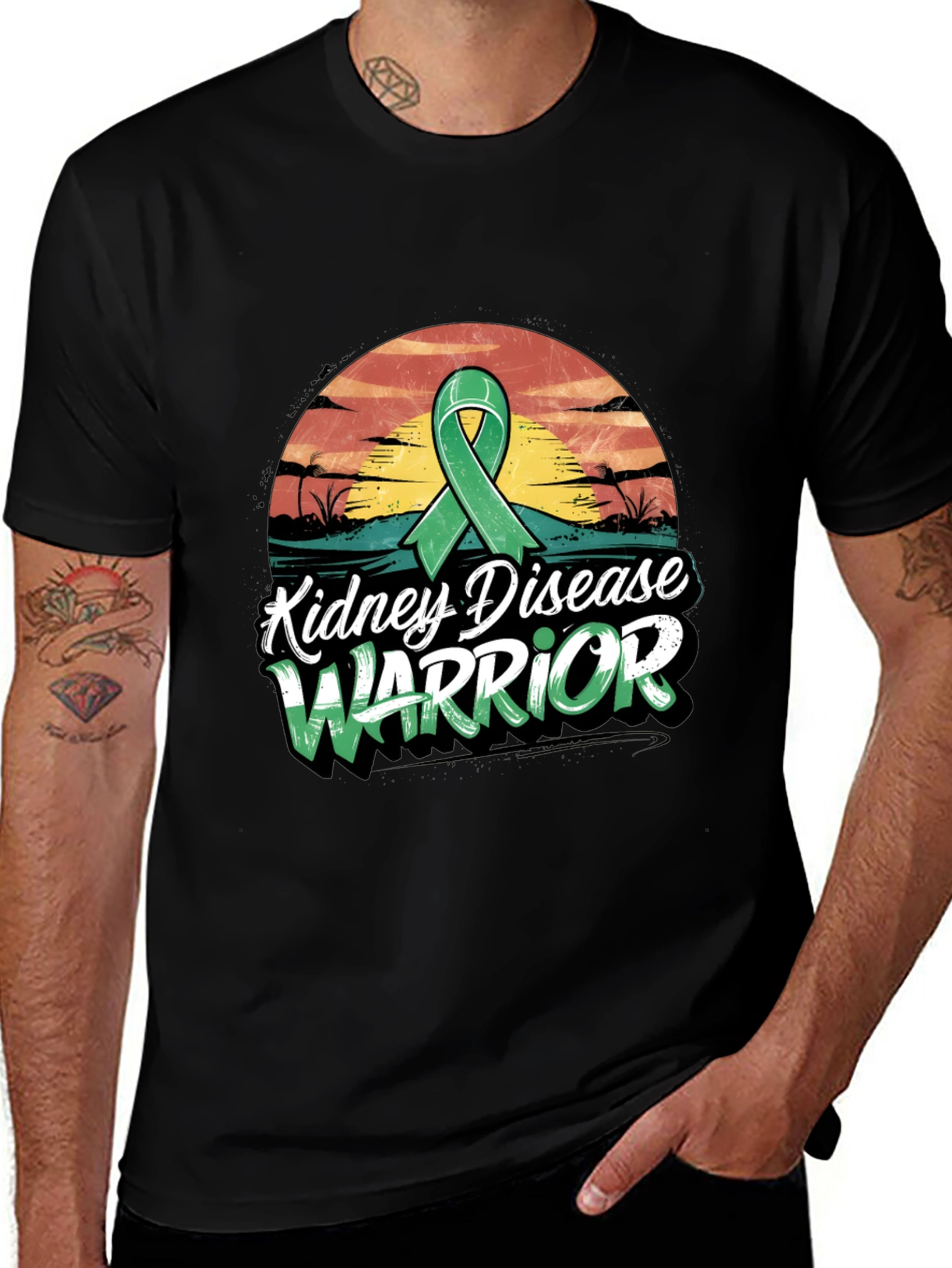 Kidney Disease Warrior Ribbon T-Shirt