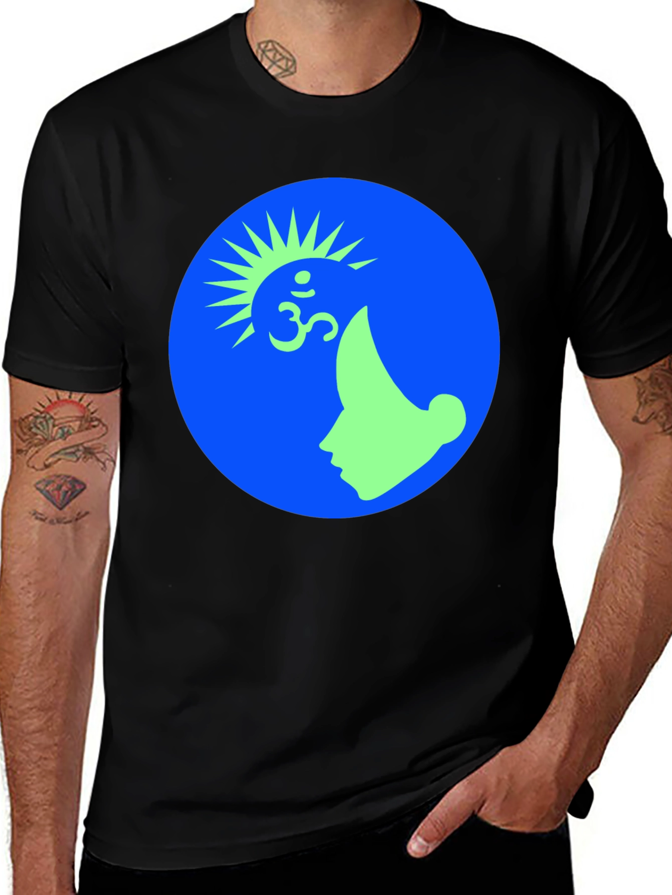 Variant 6 of Om Symbol Graphic Tee -  Modern Design
