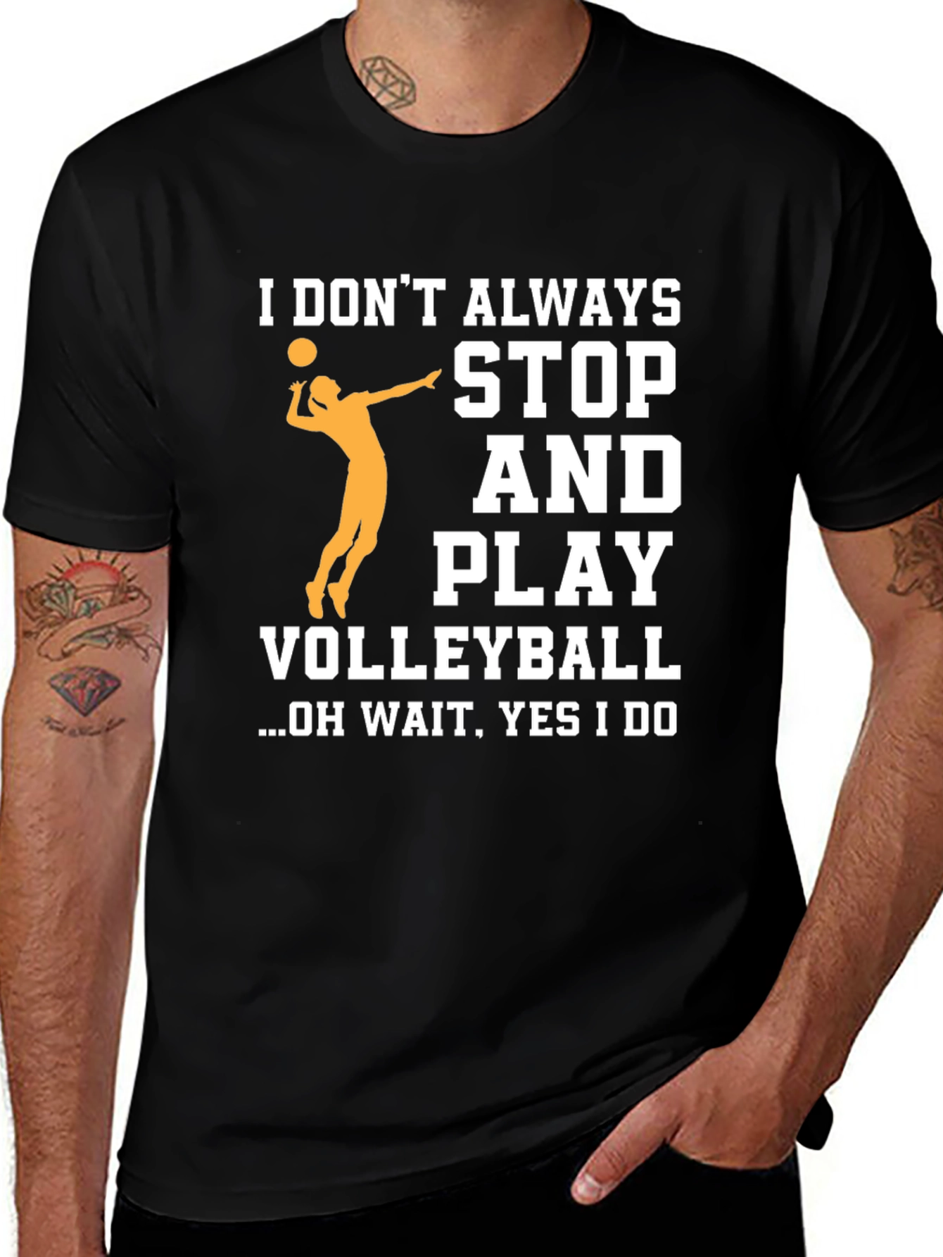 Variant 18 of Volleyball Player T-Shirt Funny Graphic Tee