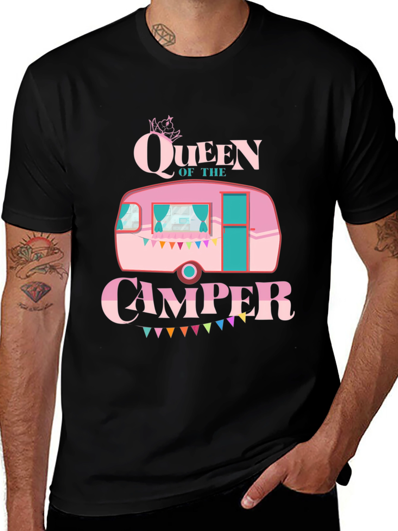 Queen of the Camper Graphic T-Shirt