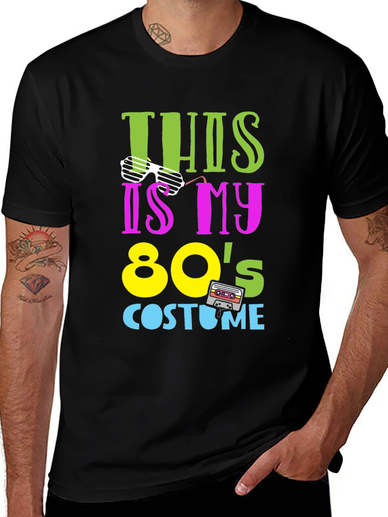 Variant 2 of 80s Costume T-Shirt - Retro Party Tee