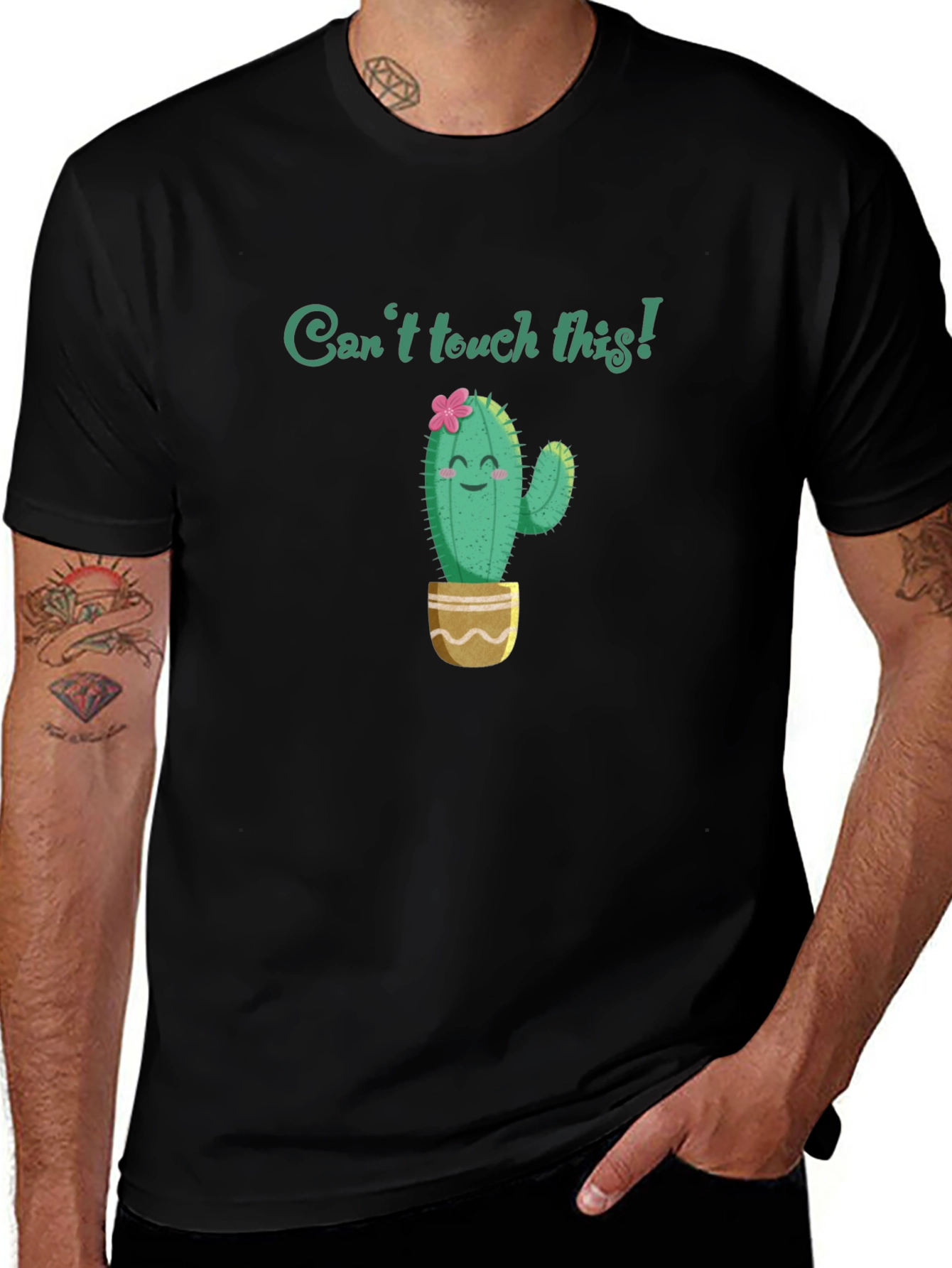 Variant 11 of Can't Touch This Cactus T-Shirt - Funny Graphic Tee
