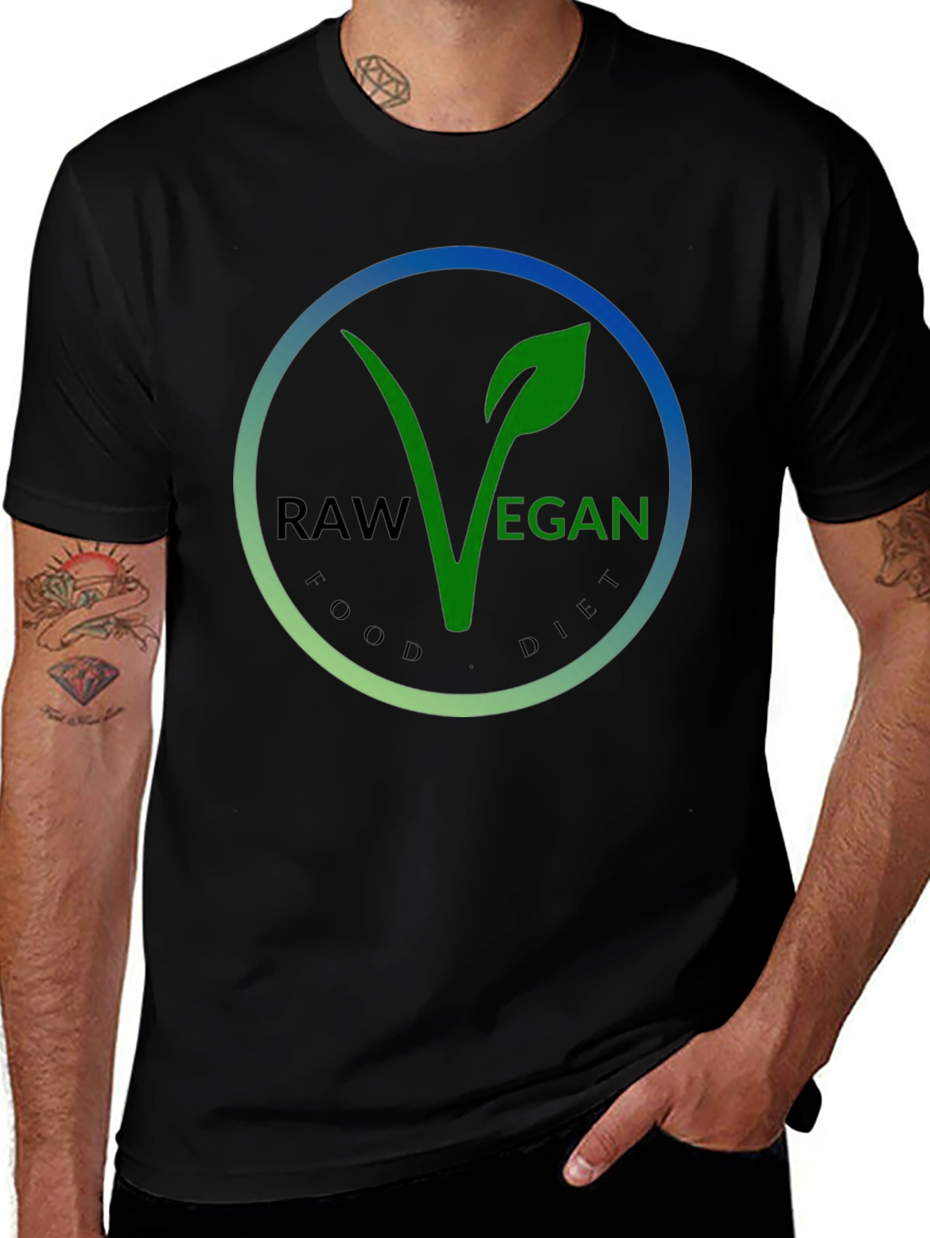 Variant 4 of Raw Vegan Food Diet T-Shirt