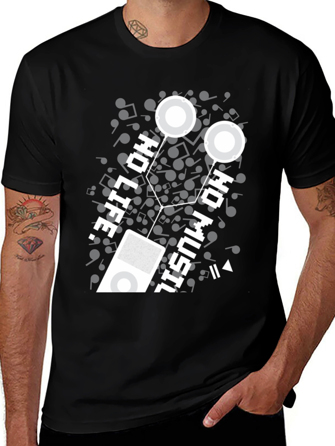 Variant 19 of Oh Music Life T-Shirt - Graphic Tee