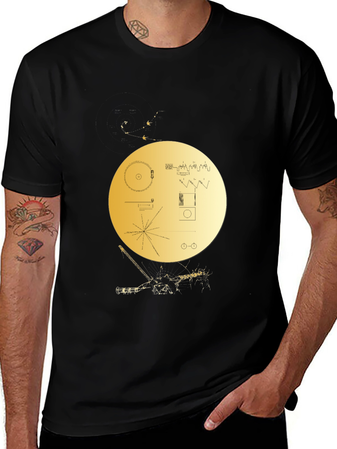 Variant 18 of Voyager Golden Record Graphic Tee