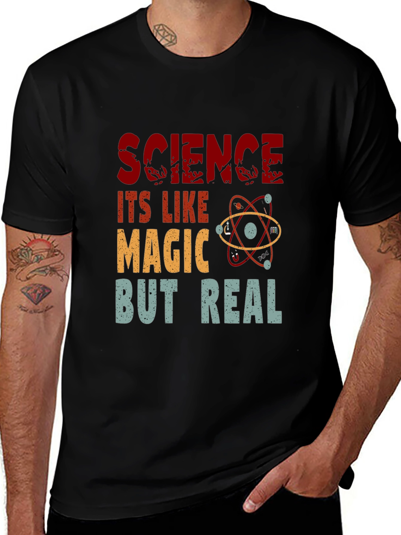 Variant 3 of Science Its Like Magic But Real Graphic T-Shirt