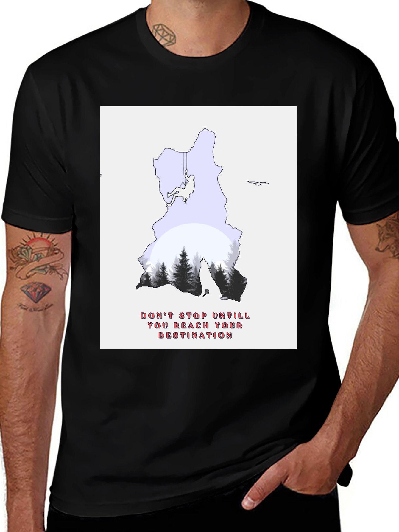 Variant 18 of Adventure Seeker Graphic Tee - Reach Your Destination