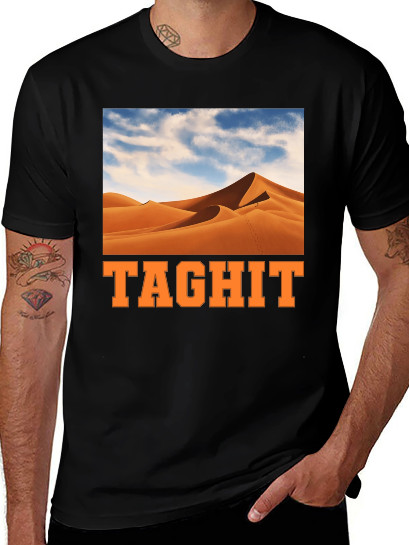 Taghit Desert Graphic T-Shirt