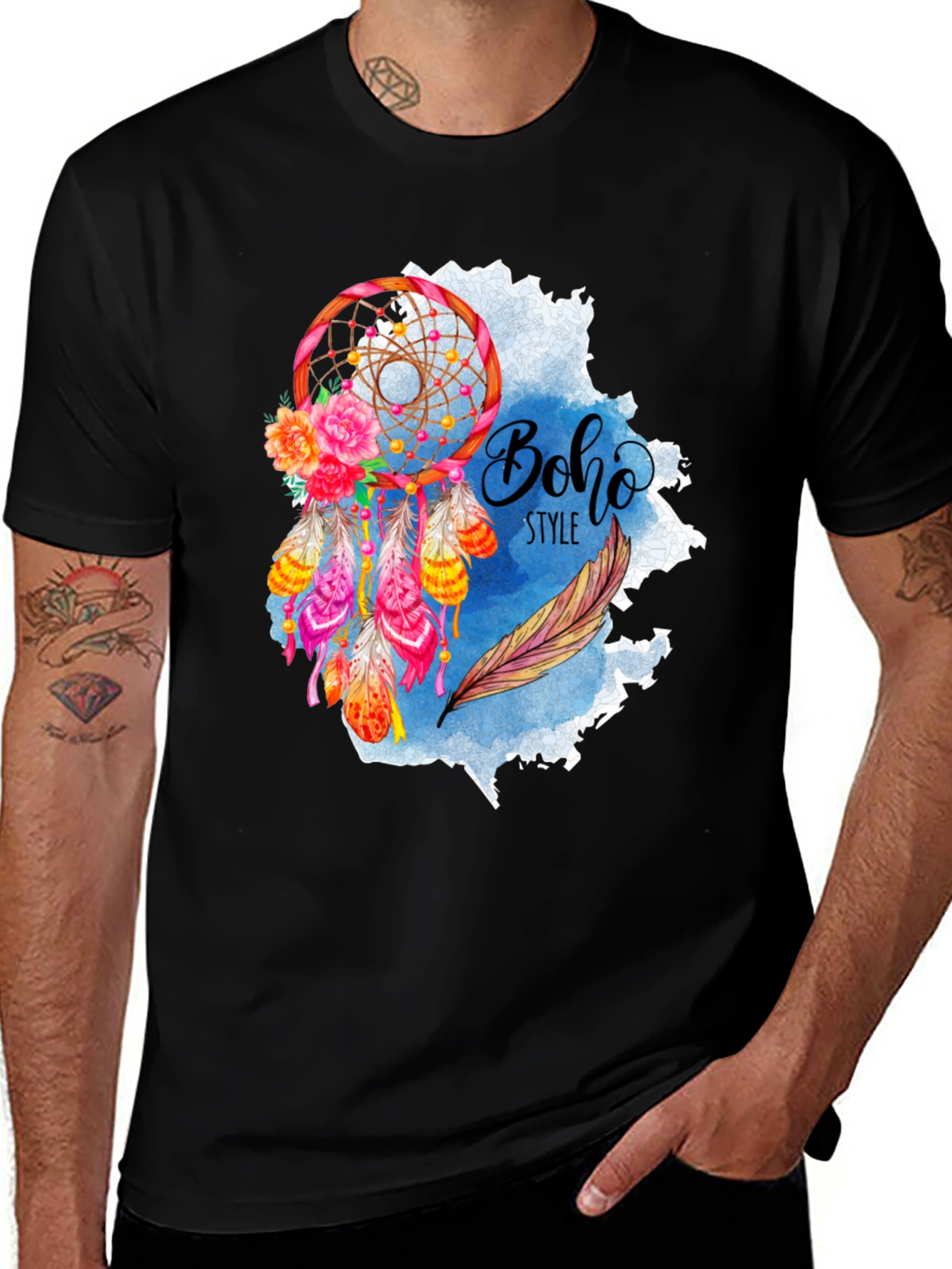 Variant 14 of Boho Style Dreamcatcher T-Shirt