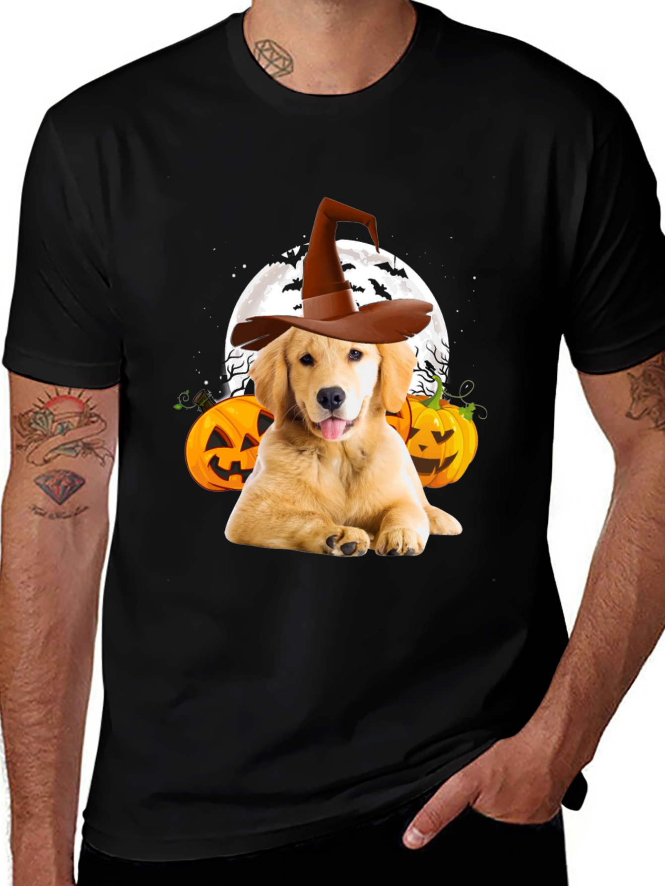 Variant 29 of Halloween Dog Witch T-Shirt