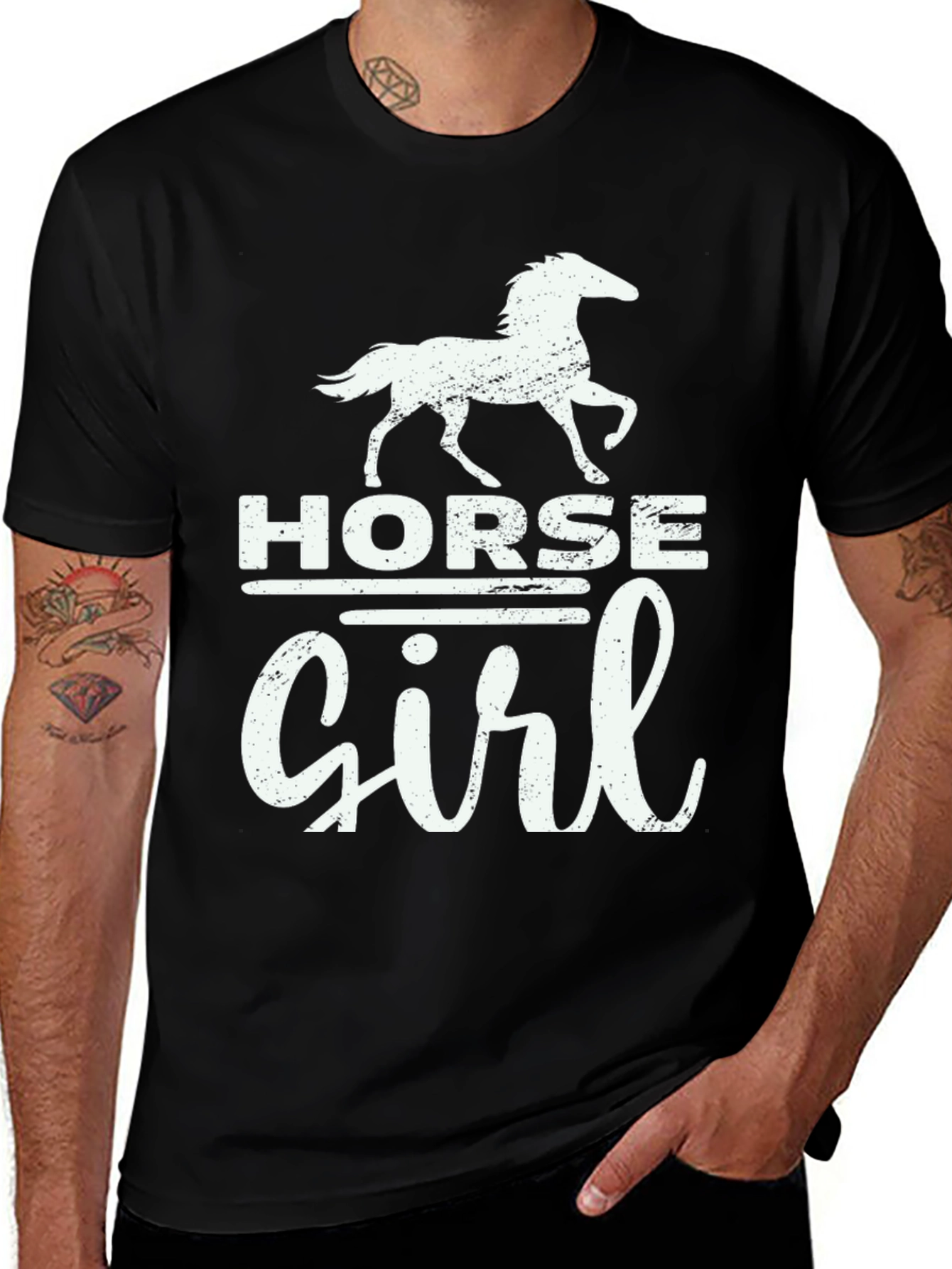 Variant 8 of Horse Girl T-Shirt - Equestrian Lover Tee