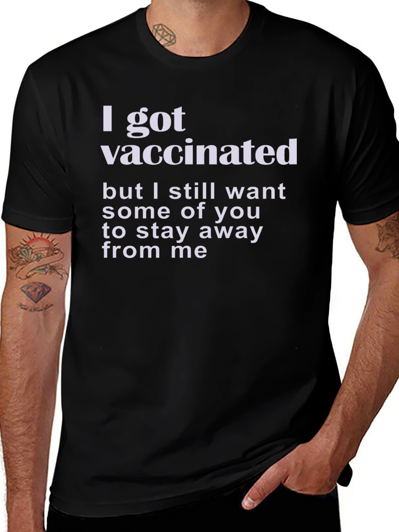 Variant 12 of Vaccinated Sarcastic Graphic Tee