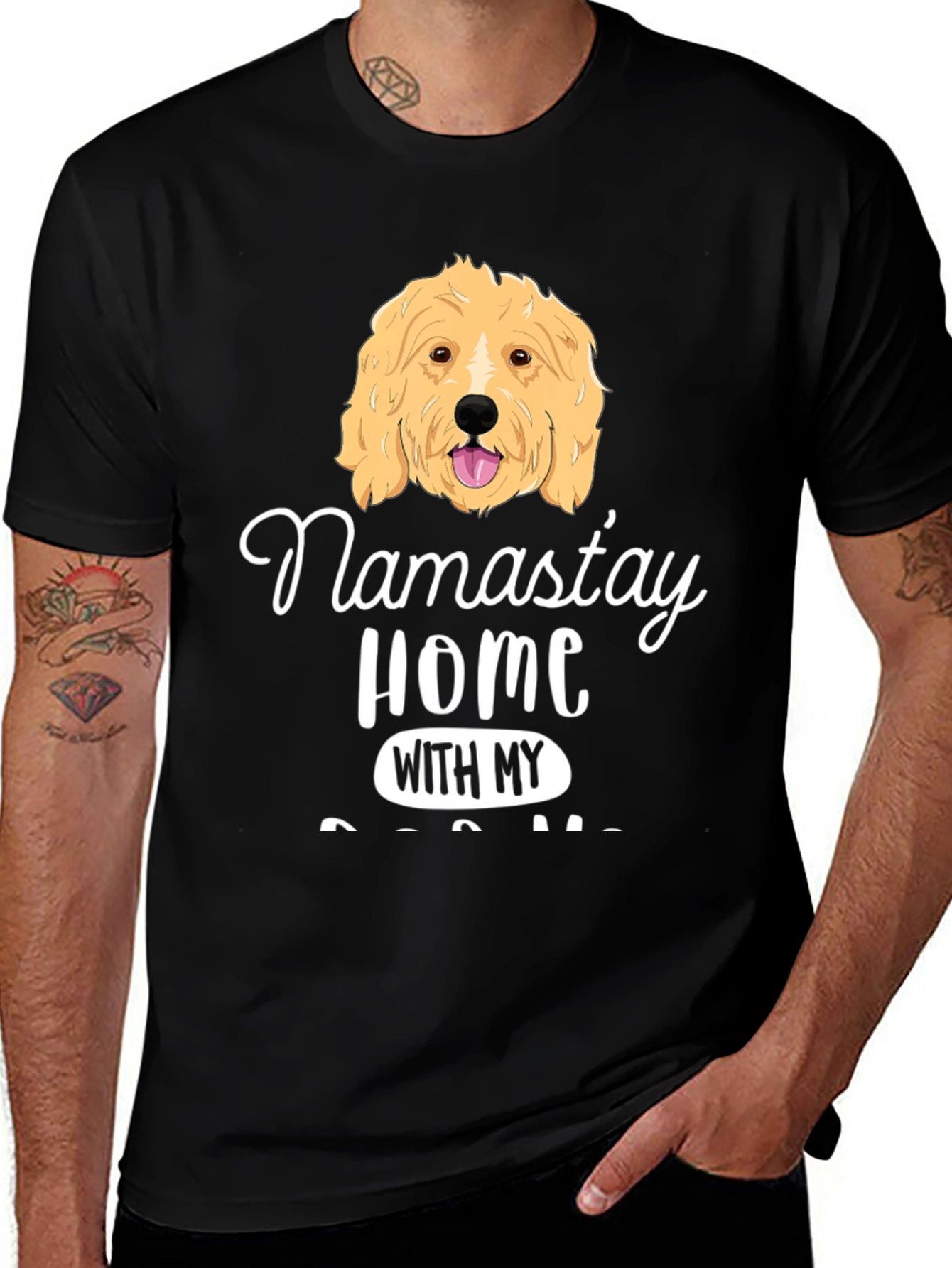 Variant 18 of Namastay Home With My Dog T-Shirt