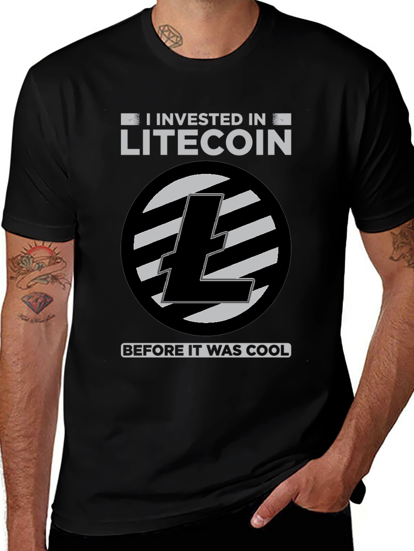 Litecoin Investor Tee - "Before It Was Cool" Crypto Shirt