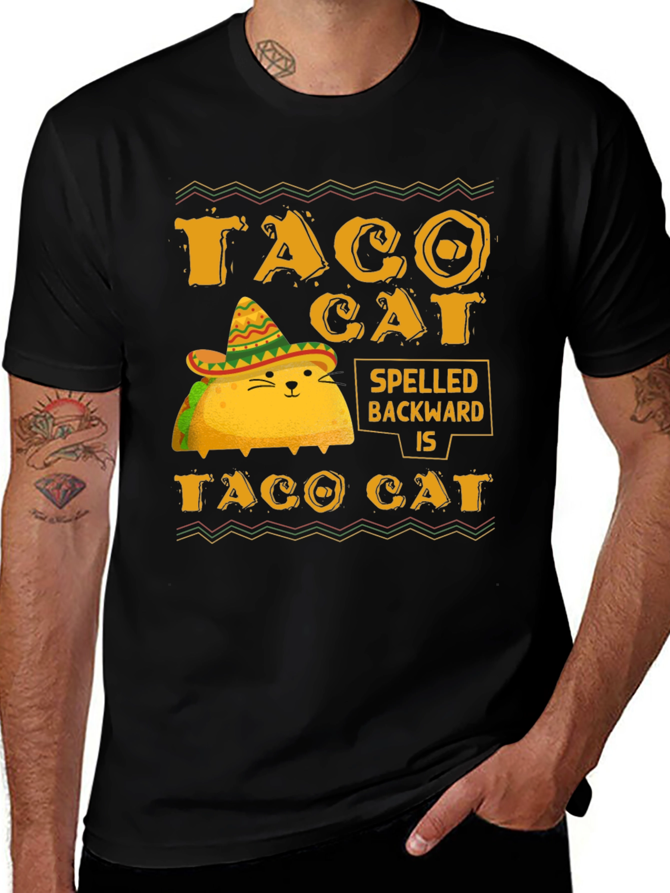 Variant 9 of Taco Cat Spelled Backwards is Taco Cat T-Shirt