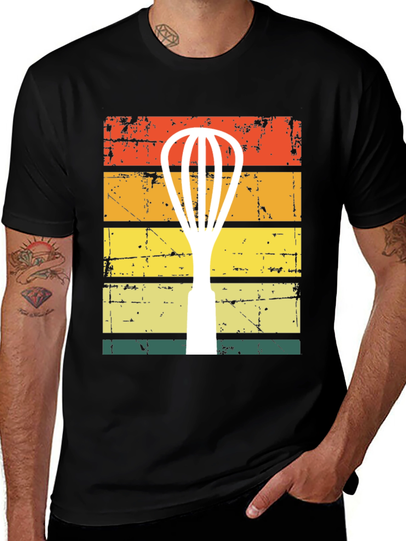 Variant 3 of Vintage Retro Whisk T-Shirt