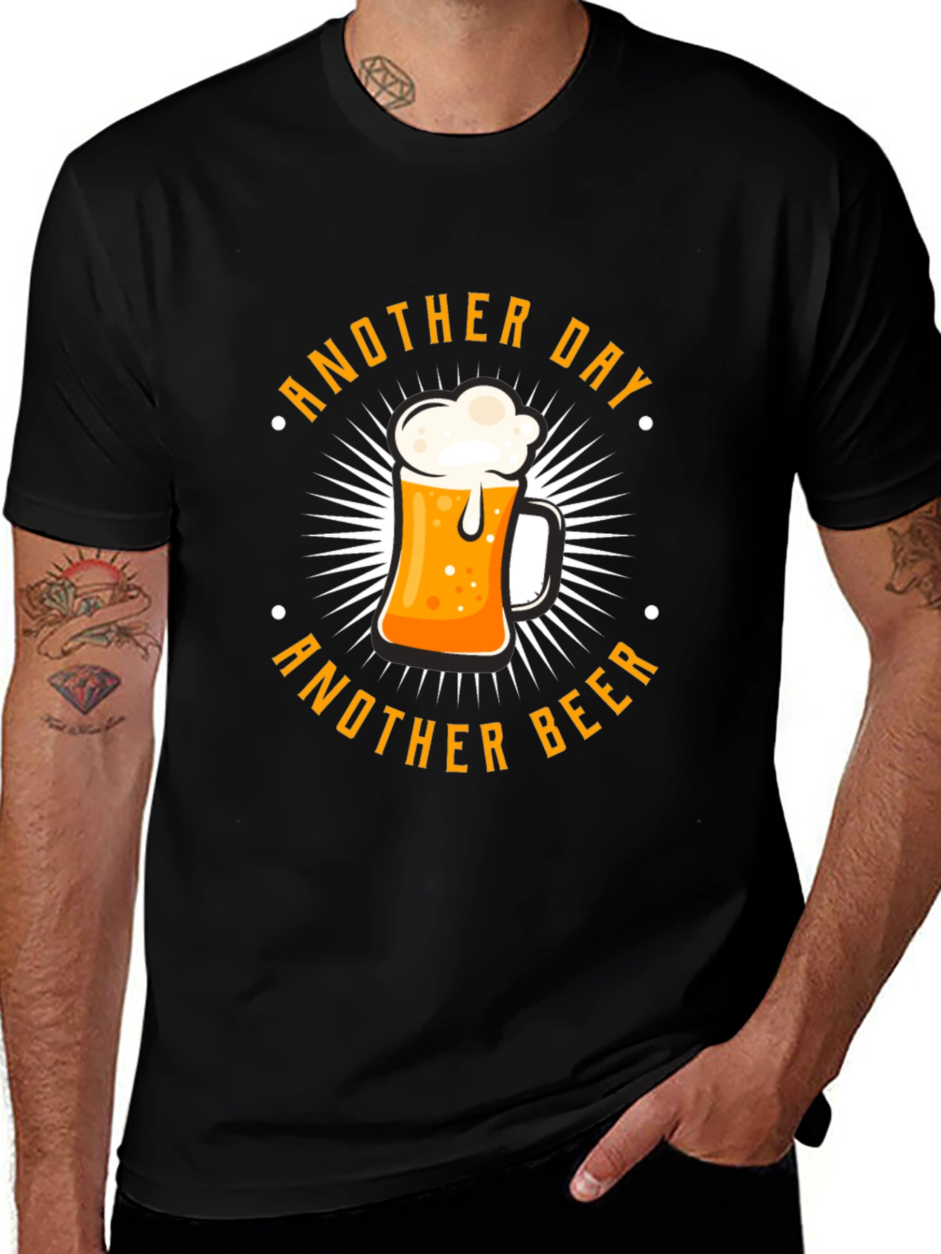 Variant 13 of Another Day Another Beer Graphic T-Shirt
