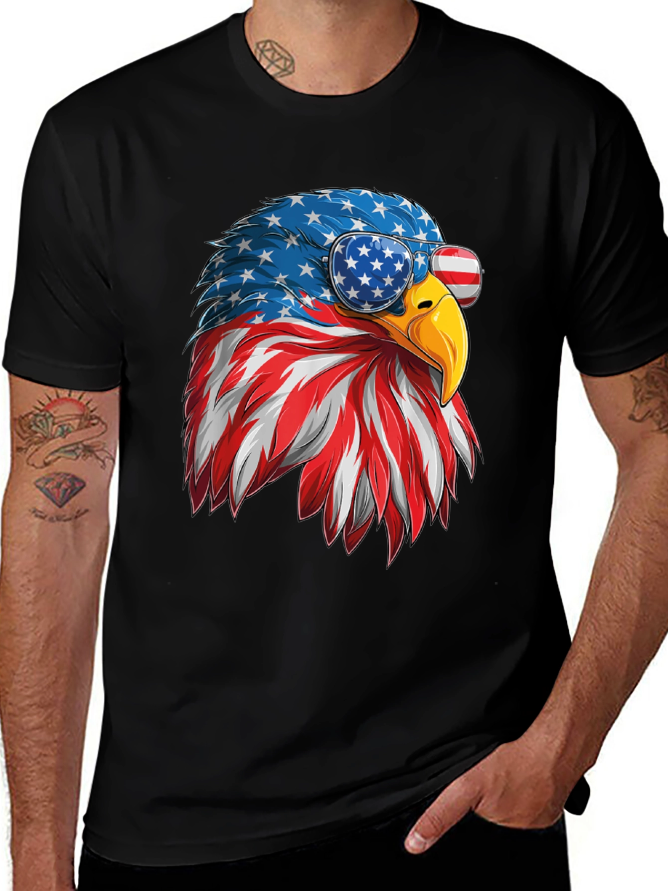 Variant 11 of Patriotic Eagle Graphic Tee