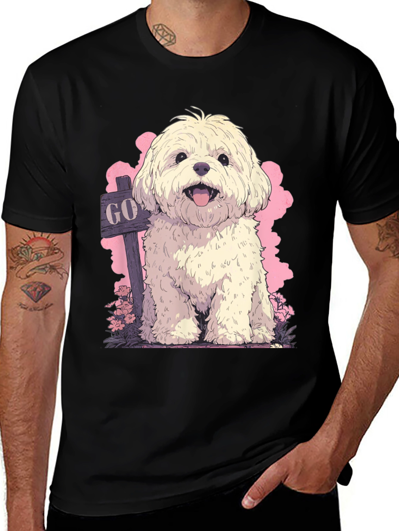 Variant 23 of Cute Dog T-Shirt - GO!