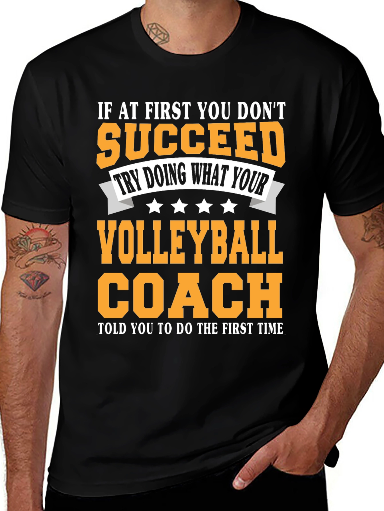 Variant 30 of Volleyball Coach T-Shirt - Funny Sarcastic Tee