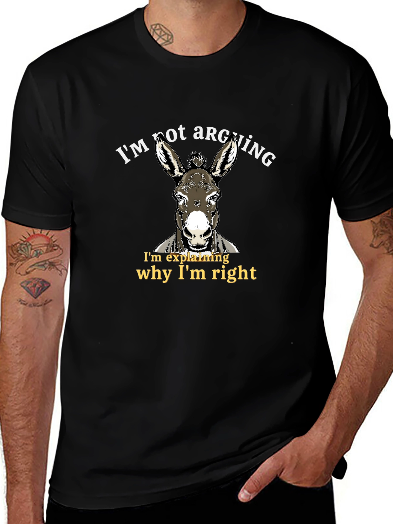 Variant 30 of I'm Not Arguing Donkey T-Shirt