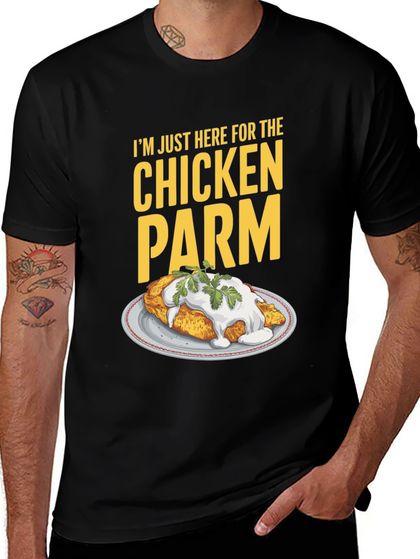 Variant 16 of Chicken Parm T-Shirt: Foodie Fun