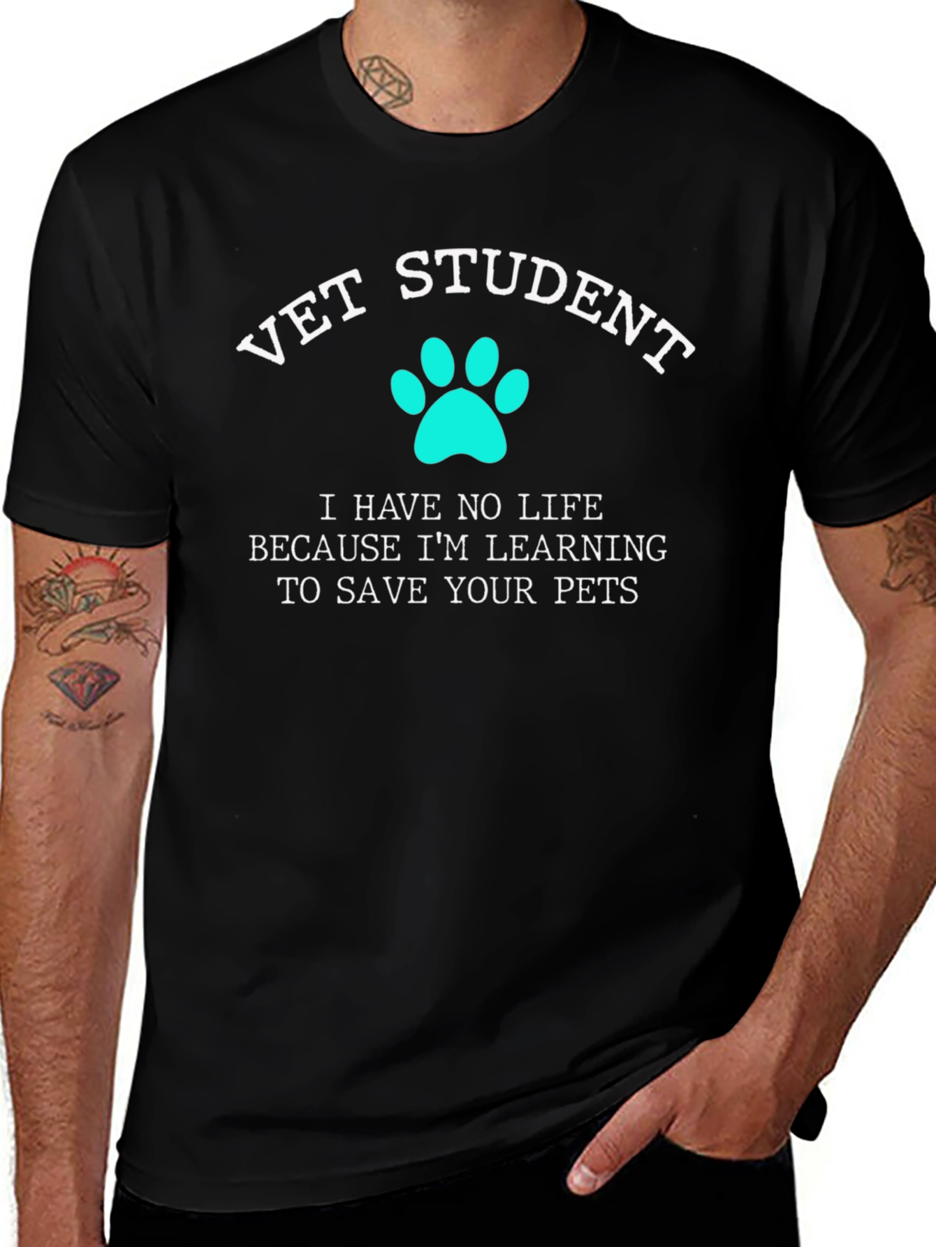 Variant 9 of Vet Student Pet Rescue Graphic Tee