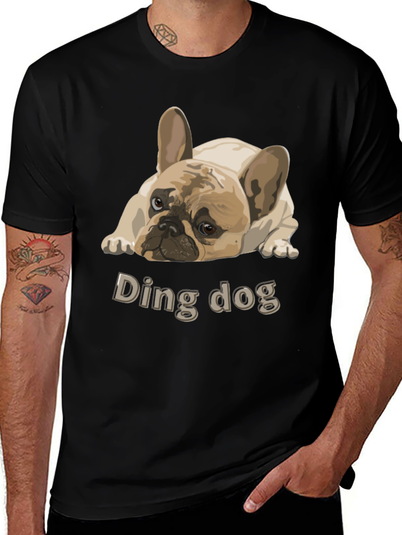 Variant 12 of Ding Dog Tee - Comfy Casual Wear