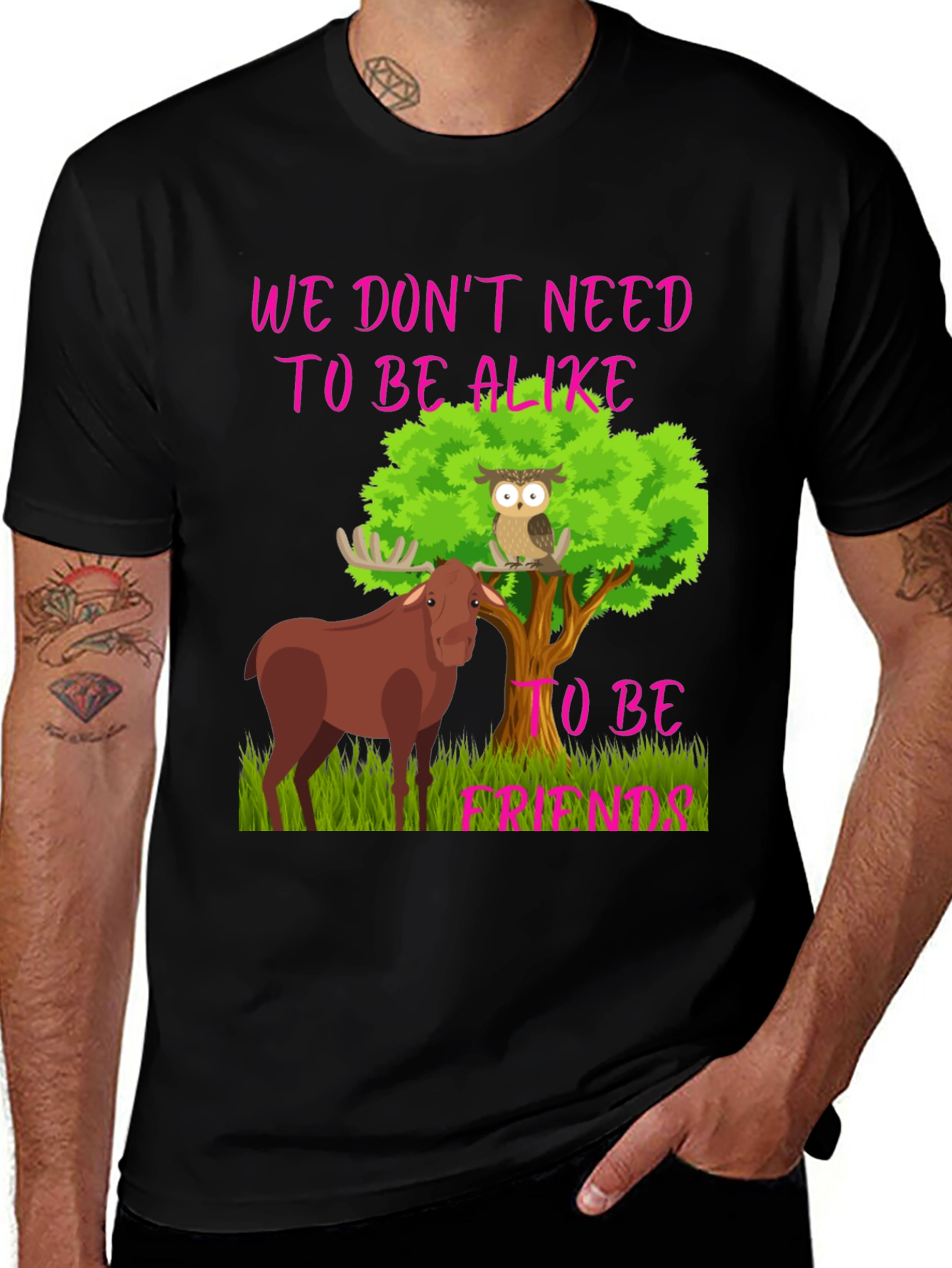 Variant 19 of We Don't Need to Be Alike T-Shirt