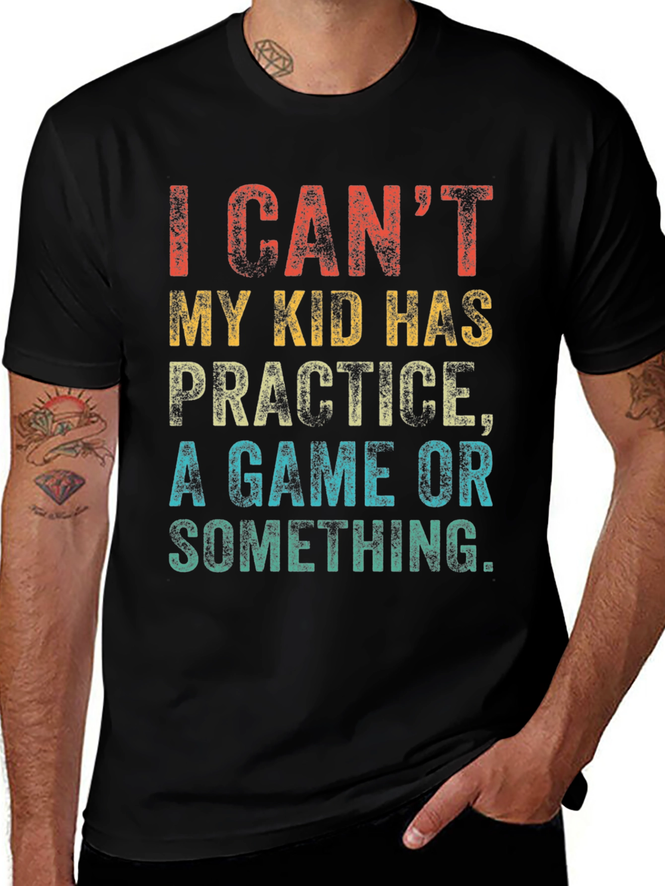 Variant 7 of Funny Parent T-Shirt - I Can't My Kid Has Practice