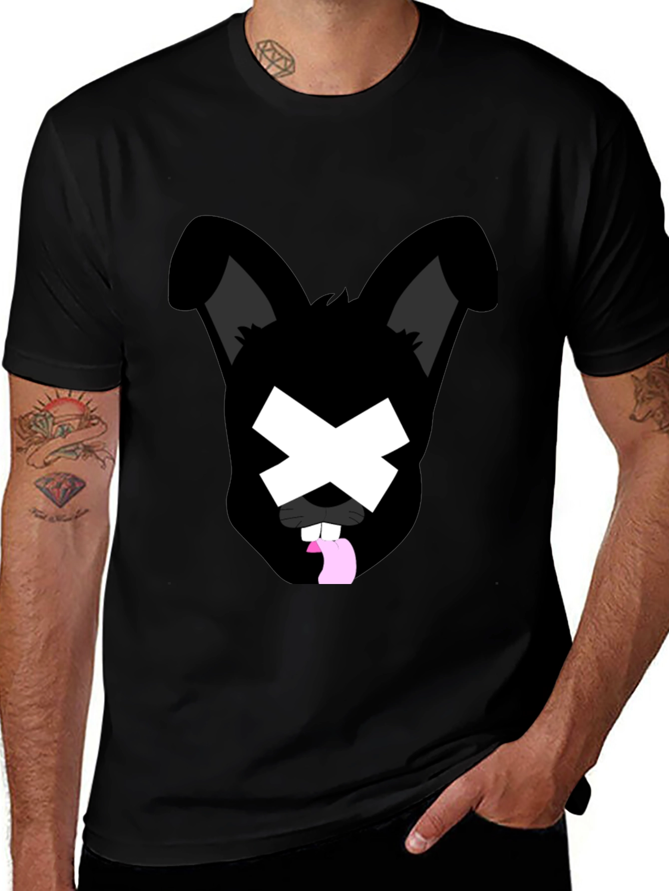 Edgy Rabbit Graphic Tee