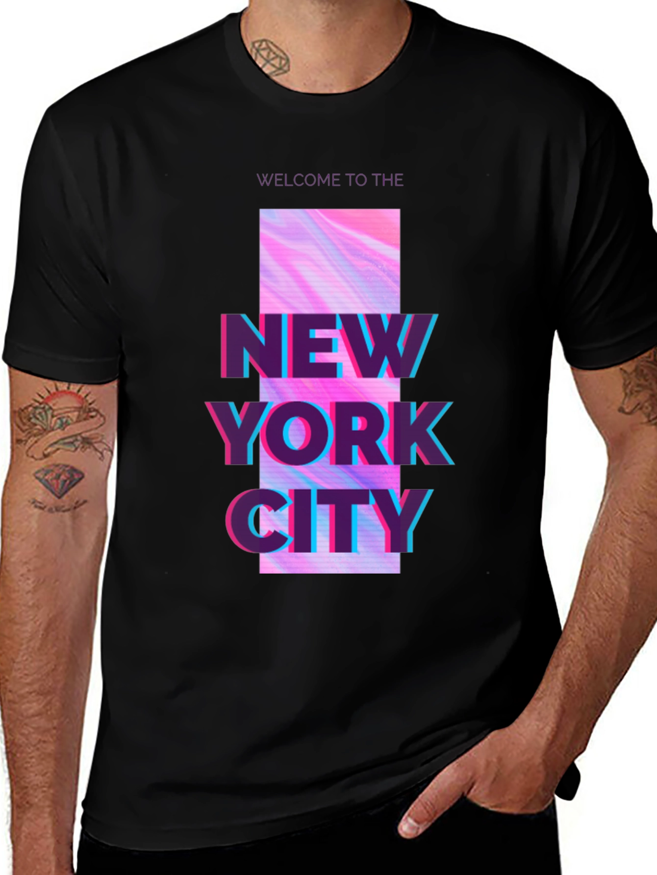 Variant 17 of New York City Graphic Tee - Retro Aesthetic