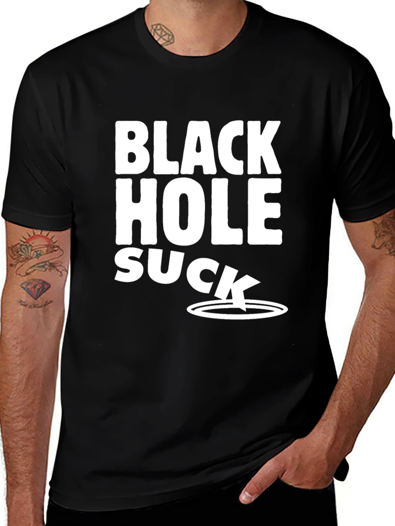 Variant 17 of Black Hole Sucks T-Shirt - Unisex Cotton Tee