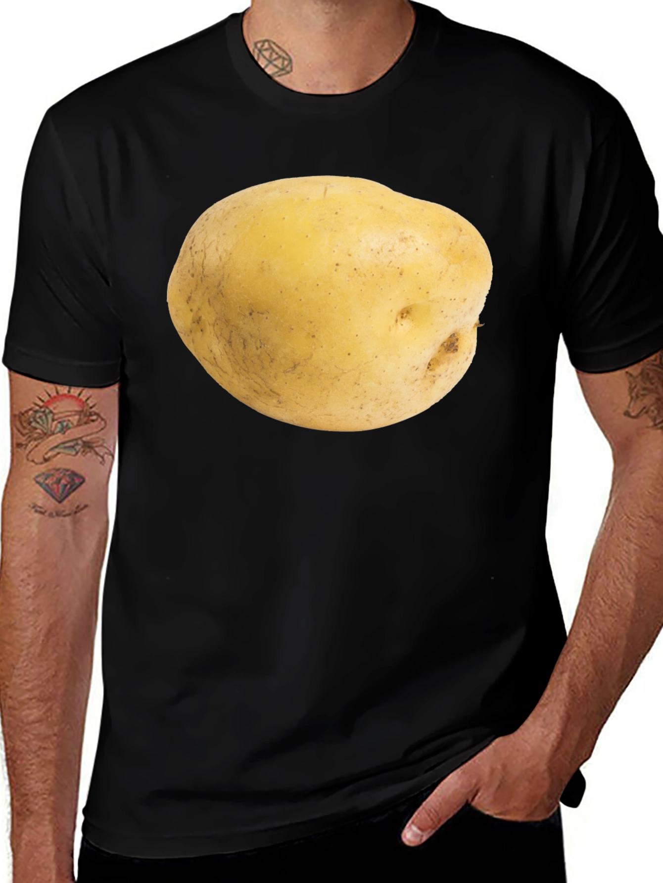 Variant 17 of Potato Graphic Tee - Funny Food Shirt