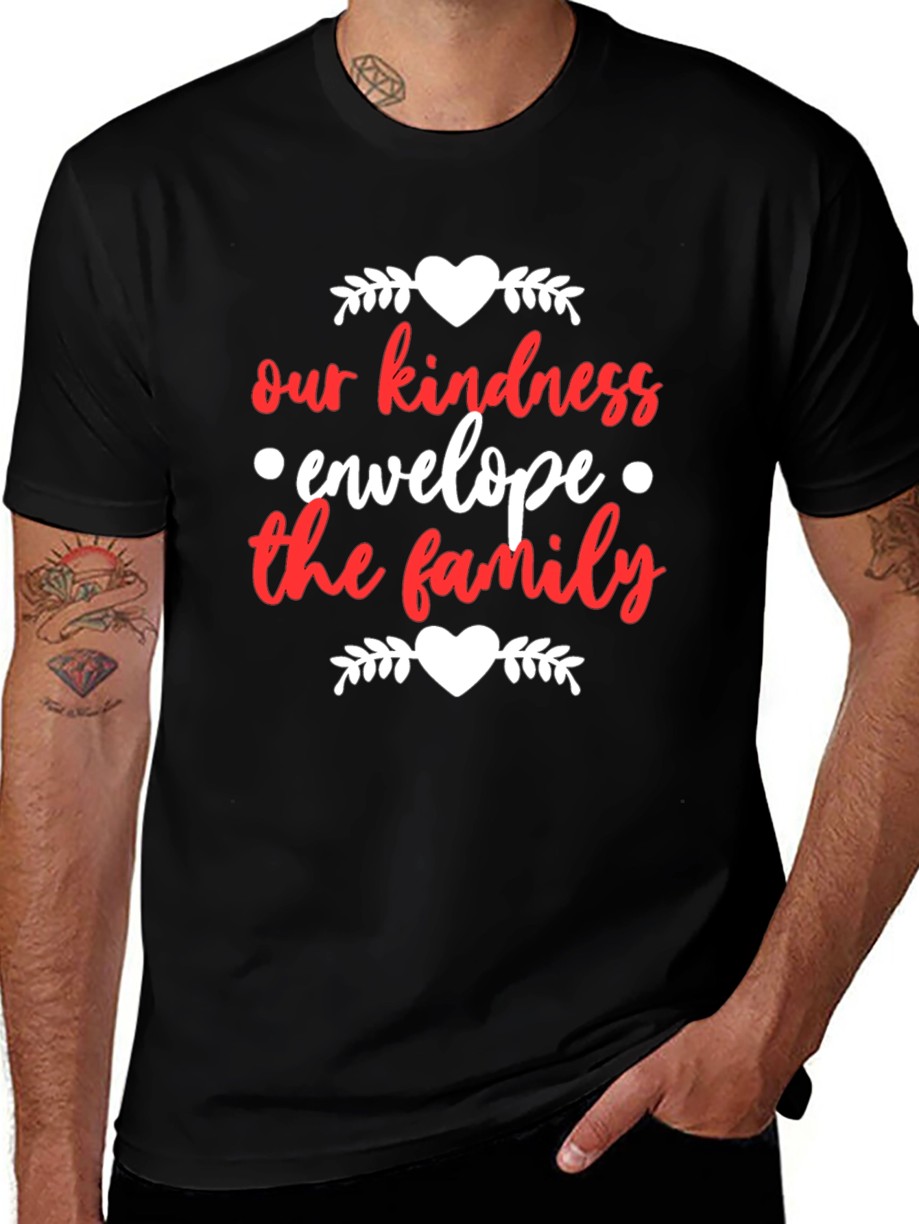 Variant 5 of Kindness Family Graphic Tee