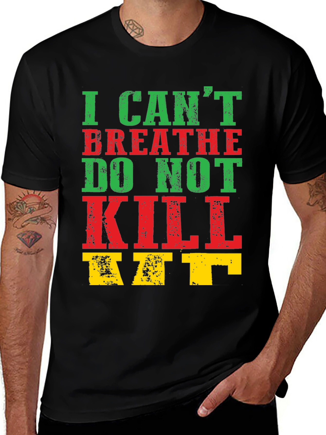Variant 2 of I Can't Breathe T-Shirt - Justice & Awareness