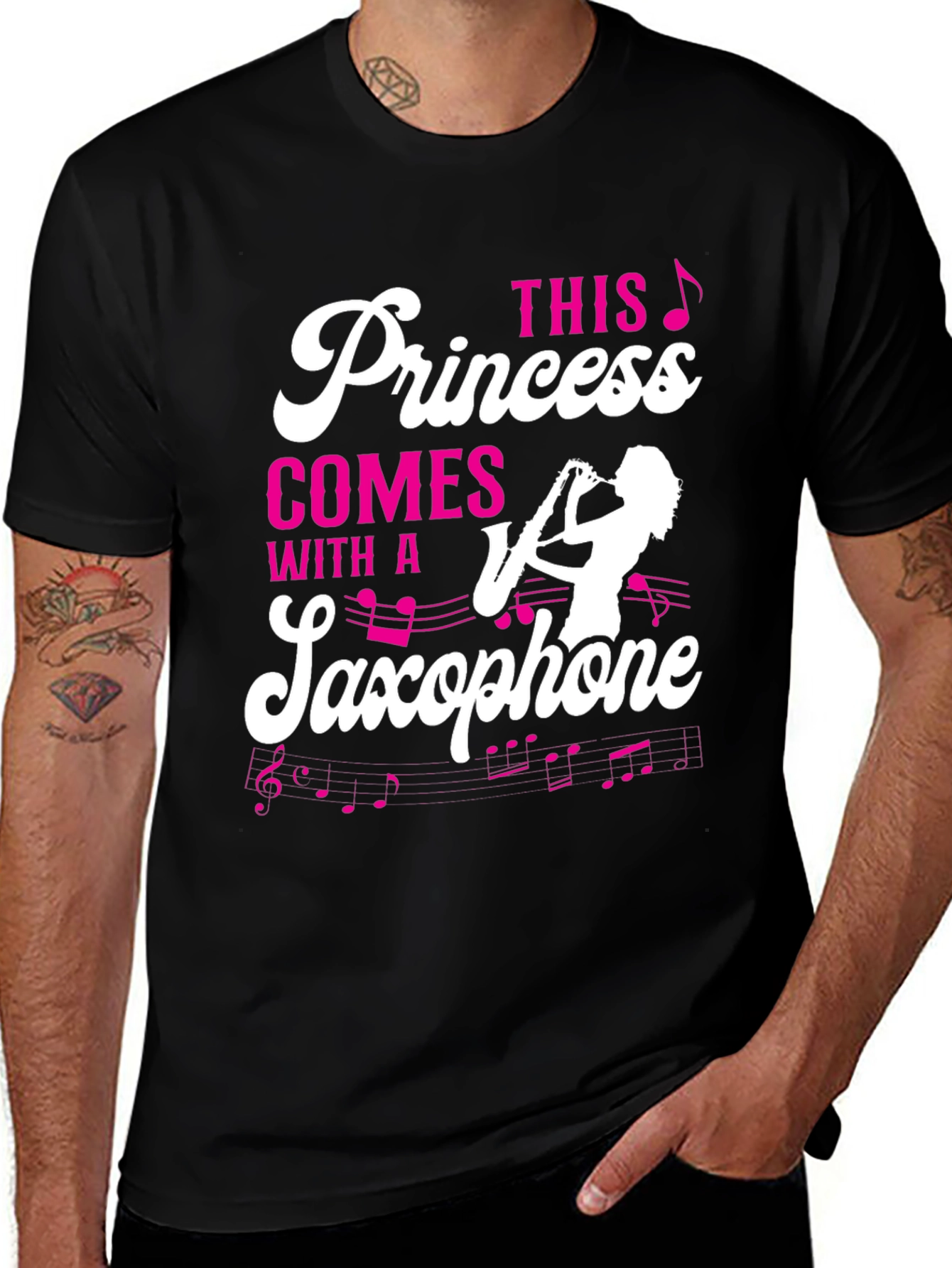 Variant 23 of Princess Saxophone T-Shirt - Music Lover Tee