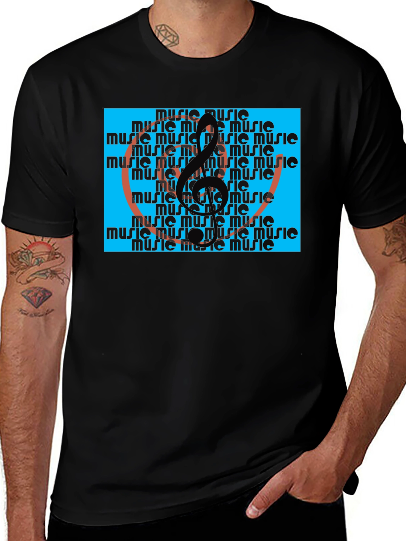 Variant 23 of Music Note T-Shirt