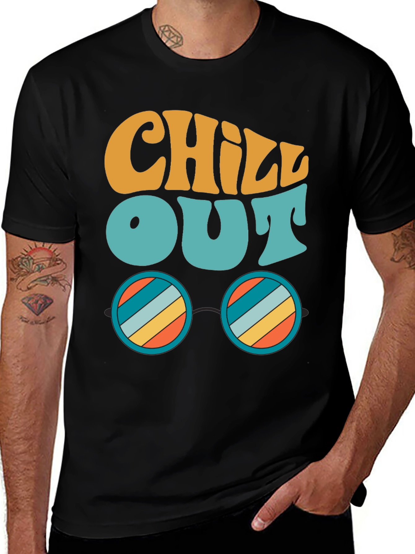 Variant 13 of Chill Out Retro Graphic Tee