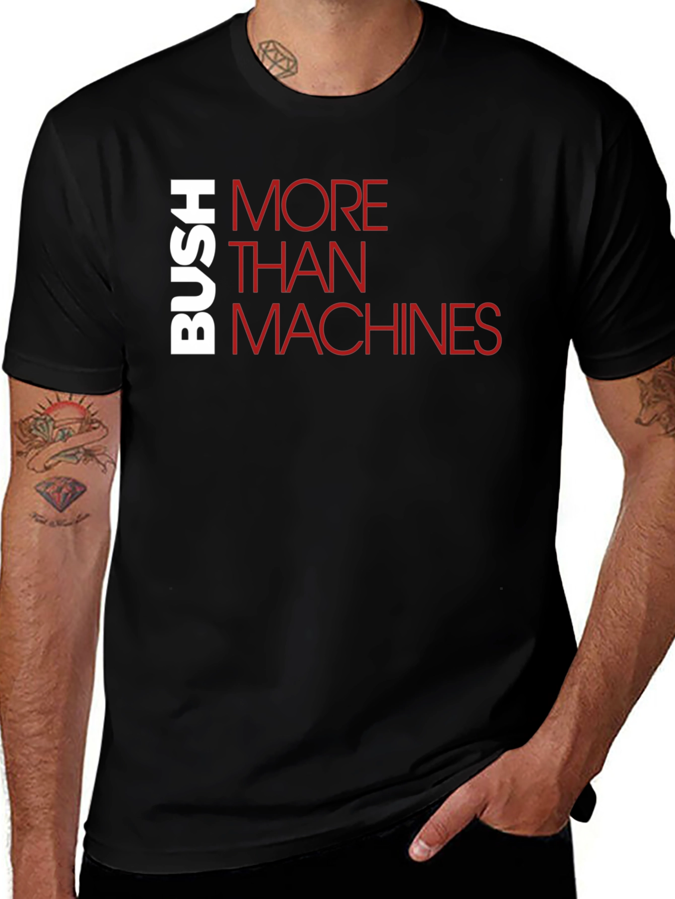 Variant 6 of BUSH More Than Machines Graphic Tee - Soft Cotton Blend